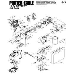 643 Type 1 19.2v Jigsaw 10 Unid.