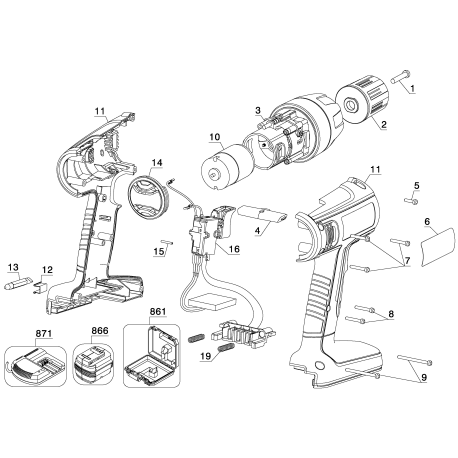 FS18PSK2 Tipo 1 18v Drill/driver