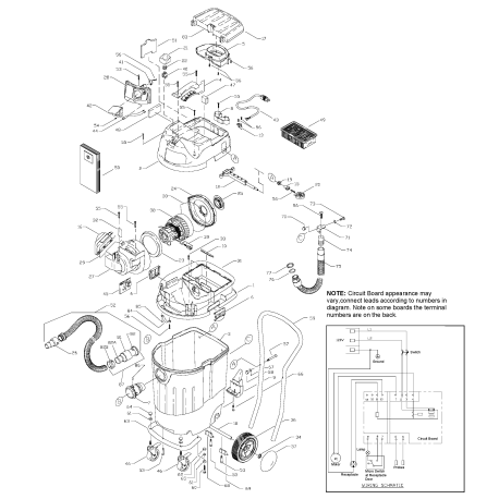 7814 Tipo 1 15 Gal Wet/dry Vac