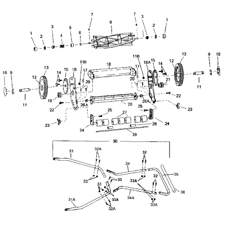 291.376400 Type 0 18 Hand Lawn Mowers