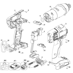 PC180IDK-2 Tipo 1 18v Impact Driver-nicad - 1 Unid.