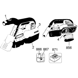 DC515K Type 1 18v Hand Vac 1 Unid.