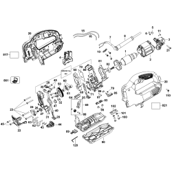 DW341M Tipo 10 550w Jigsaw - No Pendulum 1 Unid.