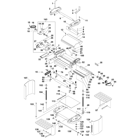 PC305TP Tipo 1 12in Planer