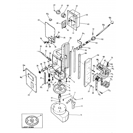 P9112 Type 1 Mag Drill Press