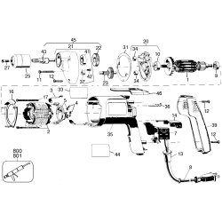 D104-04 Tipo 1 3/8 Vsr Keyless Drill 1 Unid.