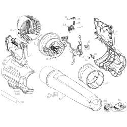 CMCBL720M1 Type 1 20v Max Axial Blower 1 Unid.