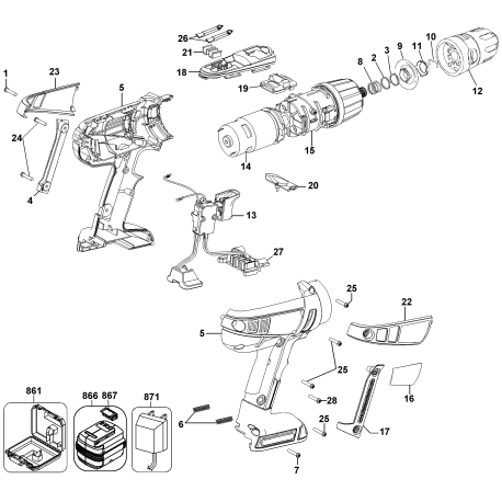 FS1400D-2 Type 1 14.4v Firestorm Drill