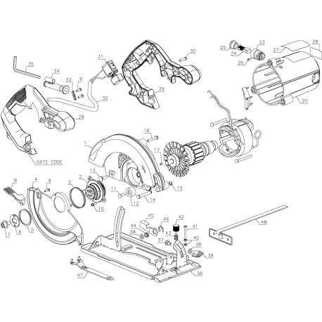 CS1014 Tipo 1 7-1/4 Circ Saw