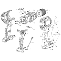 PCC608LB Tipo 1 Comp Brushless Drill 1 Unid.