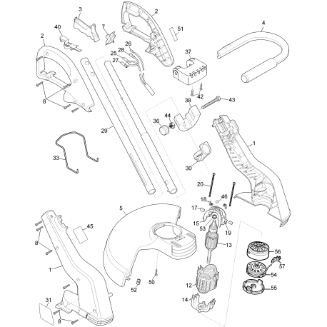 GH500 Tipo 1 12 String Trimmer