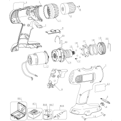 DC727VA Tipo 1 12v Drill/driver 1 Unid.