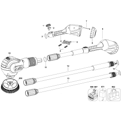 NPS1018 Tipo 1 18v Power Scrubber 3 Unid.