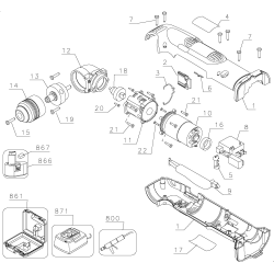 DW965K-2 Tipo 1 12v Rt Angle Drill 1 Unid.