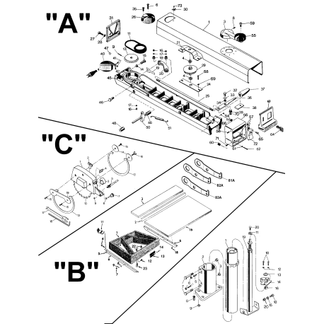 B7749 Type 1 10" Radial Saw