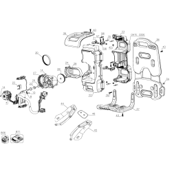 DCBL590B Tipo 1 40v Backpack Blower 1 Unid.