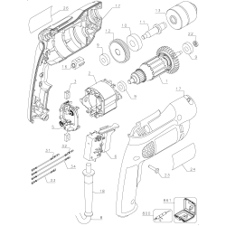 DW106L Tipo 3 3/8 Drill 1 Unid.