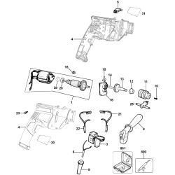 KR520 Type 1 1/2 Hammer Drill 2 Unid.