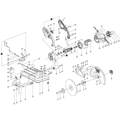 CS2001 Tipo 1 2000w Chop Saw 14" 1 Unid.