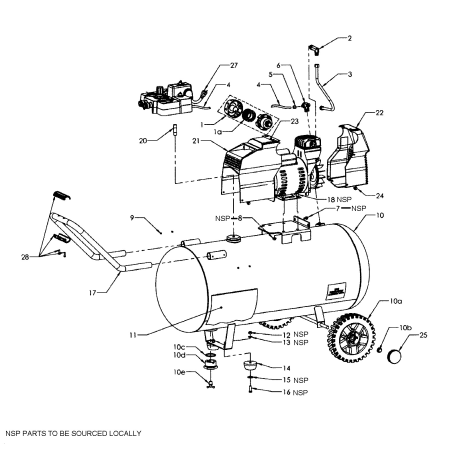 921.16473 Type 0 Air Compressor