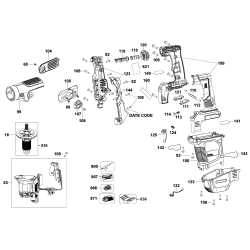 DCH481B Tipo 1 1-9/16 60v Crdls Com 12 Unid.