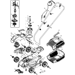 GR1000 Type 1 1000w Lawn Mower 1 Unid.