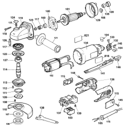 26437OS Tipo 1 4-1/2 Angle Grinder 1 Unid.