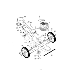 917.776740 Type 0 Wheeled Weed Trimmer