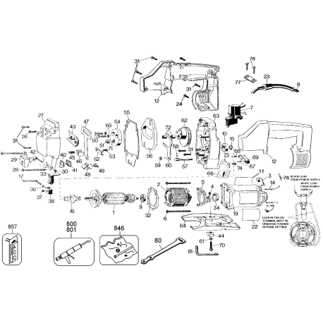 DW318-45 Tipo 1 1s Orbital Jigsaw Nz/aust