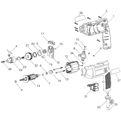 7955 Tipo 0 3/8 Hammer Drill 1 Unid.