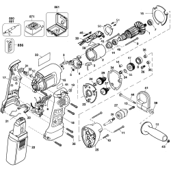 DW948K Tipo 1 13.2v Drill 1 Unid.