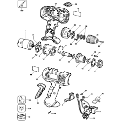 DW922K2 Tipo 1 12v Drill/driver-aust 1 Unid.