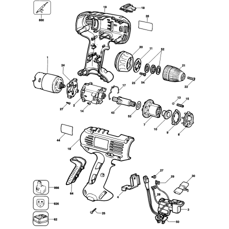 DW922K2 Tipo 1 12v Drill/driver-aust