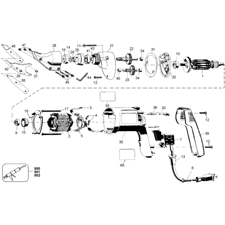 DW891-220 Tipo 1 14 Gauge Shear