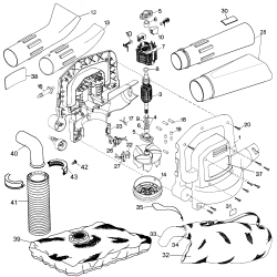 BV500 Type 1 Blower/vac 1 Unid.