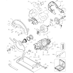 CS1005BK Type 1 7-1/4 Circ Saw W/book 1 Unid.