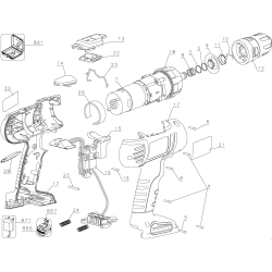 FS1802D Type 1 Firestorm 18v Drill 1 Unid.