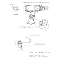 DW907K-2 Type 1 12v 3/8 Drill/driver