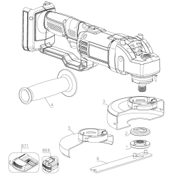 PC18AG Tipo 1 18v Cut-off Tool 1 Unid.