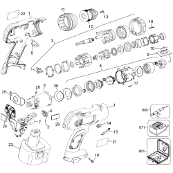 D974K2-04 Type 1 12.0v Kit W/2 Batteries 2 Unid.