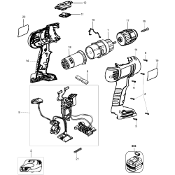 HP180K Tipo 1 18v Cordless Hammer Drill 1 Unid.