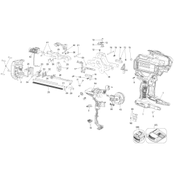 DCN45RND1 Tipo 1 Shell Cordless Roofing Na 1 Unid.