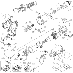 DW006K2 Tipo 1 24v Hammerdrill 1 Unid.