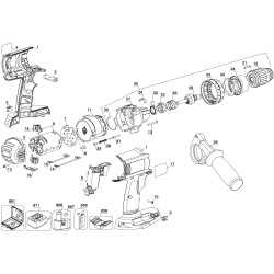 DC935KC Type 1 14.4v Hmrdrl/driver 2 Unid.