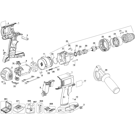 DC935KC Type 1 14.4v Hmrdrl/driver