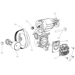 DXCM271 Tipo 1 27 Gal Air Compressr