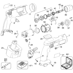 DW998QDK Tipo 1 18v Power Unit 2 Unid.