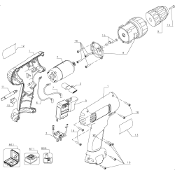 DW925K2 Type 1 7.2v Cdls Drill/driver 1 Unid.