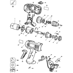 DW921K2 Tipo 1 9.6v Drill/driver 1 Unid.