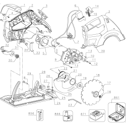 CS156 Type 1 15.6v Circular Saw 1 Unid.